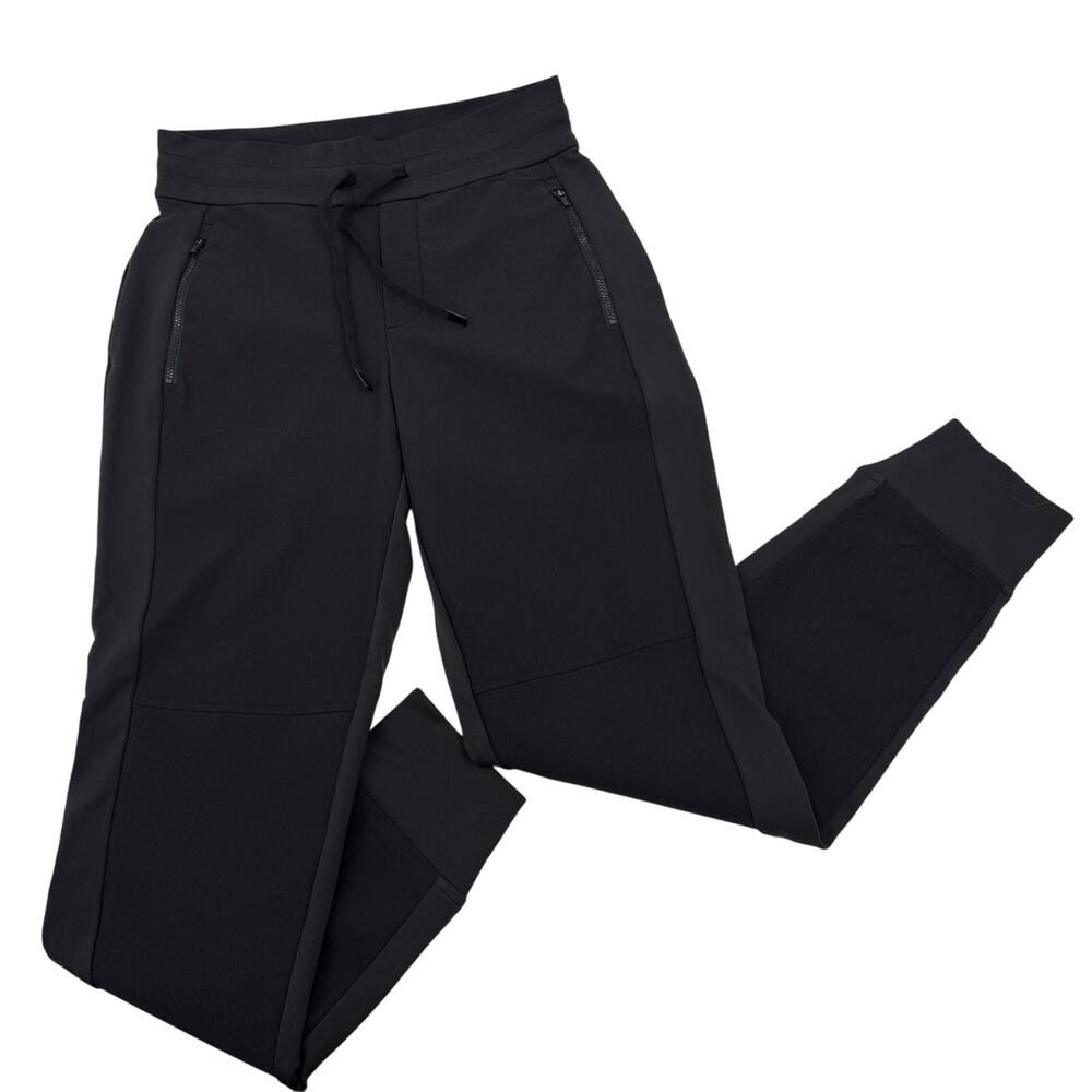 ATHLETA Headlands Hybrid Trek Jogger Womens Size 4 Black Casual Pant 486183